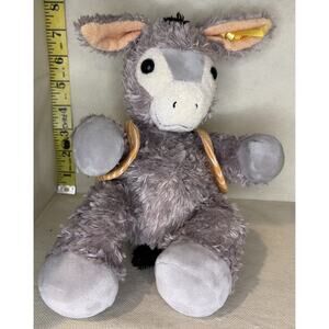 Handmade by Steiff Issy Grey Donkey 11” tall